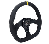 NRG- FLAT BOTTOM STEERING WHEEL ALCANTARA